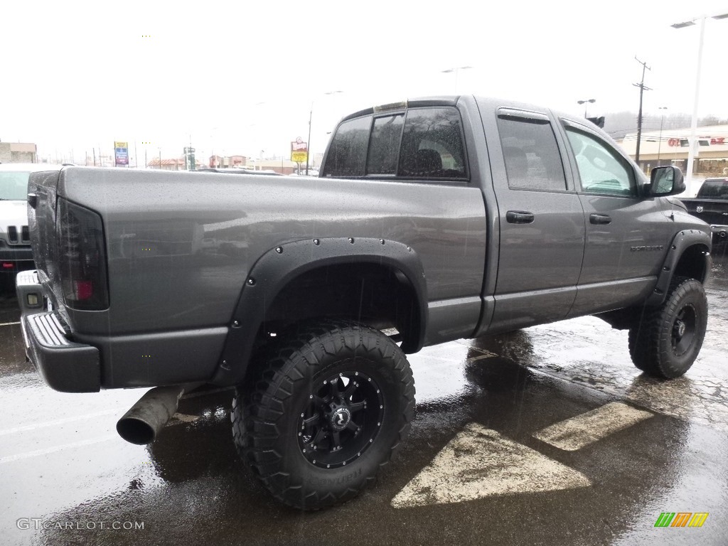 2003 Ram 2500 SLT Quad Cab 4x4 - Graphite Metallic / Dark Slate Gray photo #5