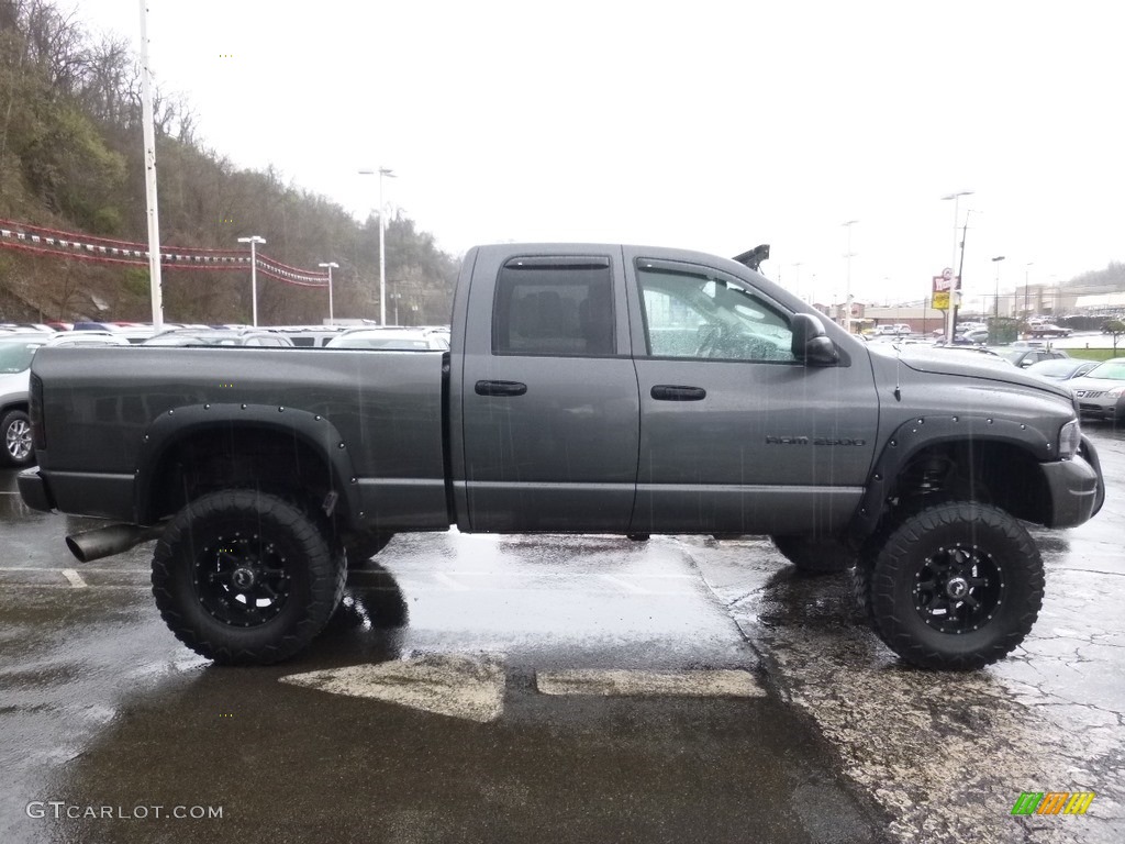2003 Ram 2500 SLT Quad Cab 4x4 - Graphite Metallic / Dark Slate Gray photo #6