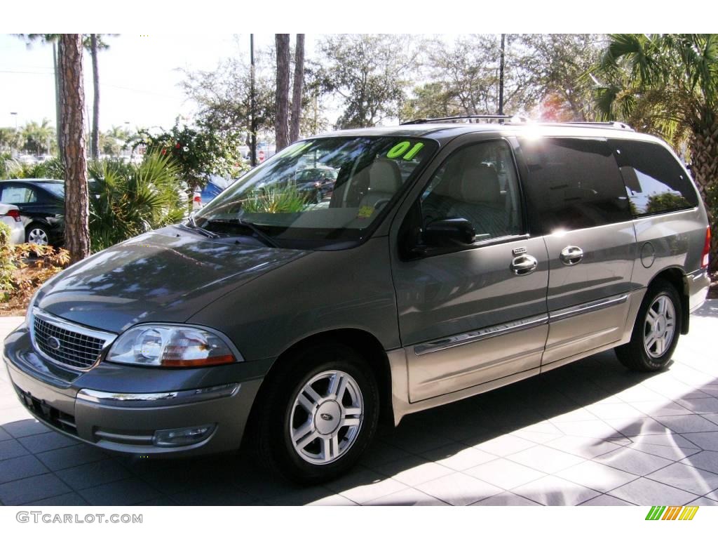 2001 Windstar SEL - Spruce Green Metallic / Medium Parchment photo #1