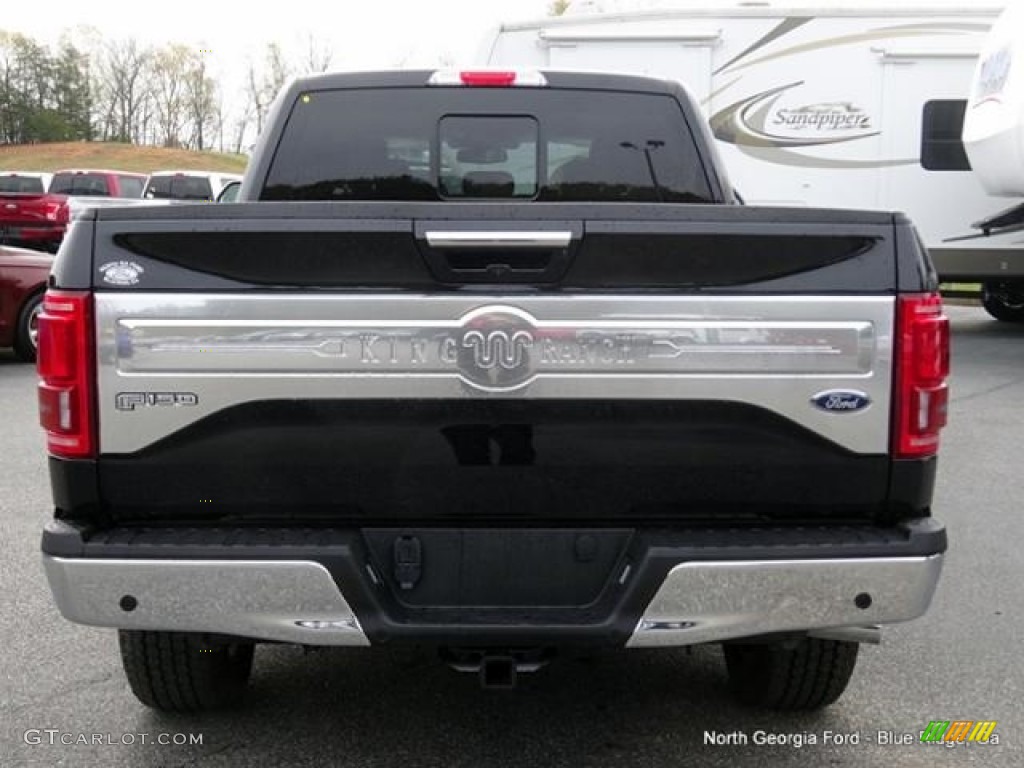 2016 F150 King Ranch SuperCrew 4x4 - Shadow Black / King Ranch Java photo #4