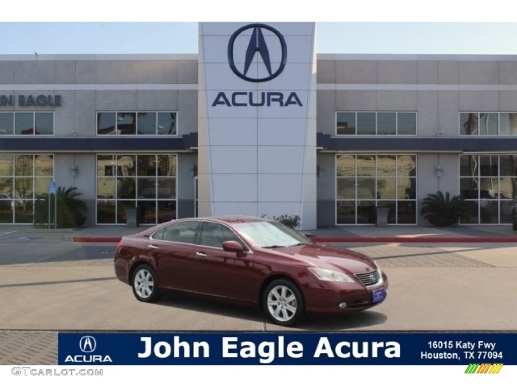 2007 ES 350 - Royal Ruby Red Metallic / Cashmere photo #1