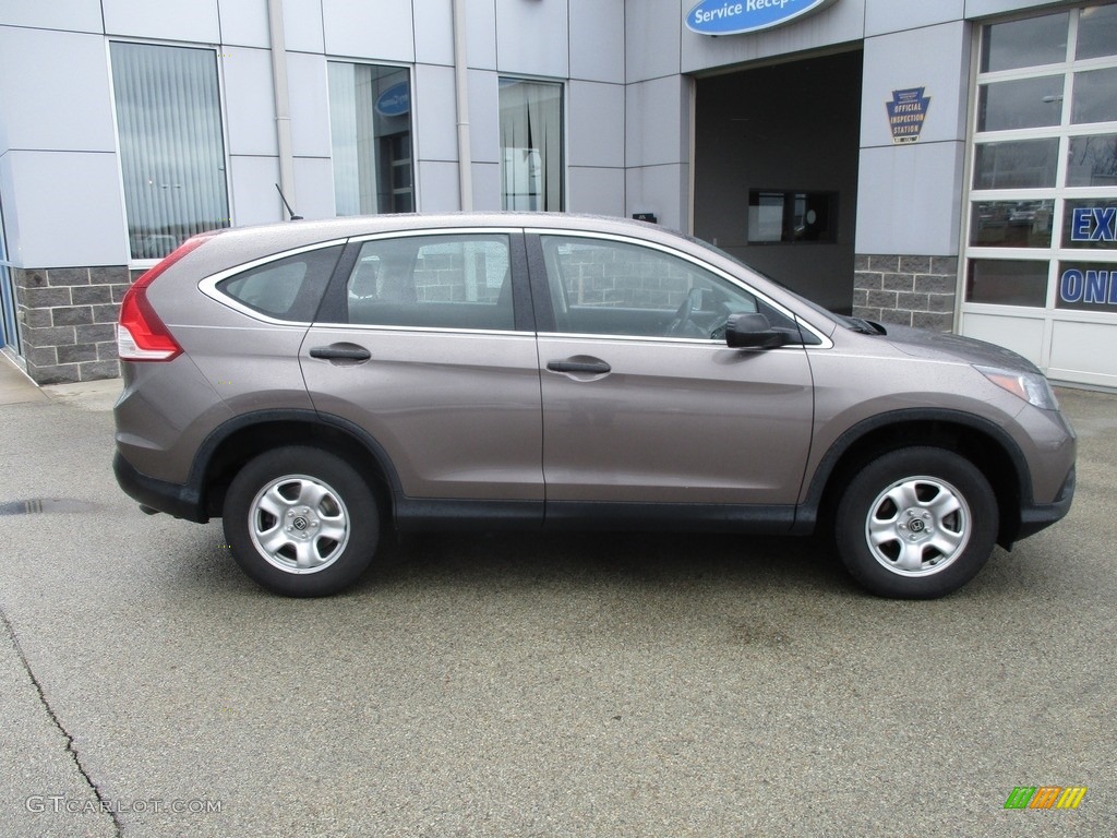 2013 CR-V LX AWD - Urban Titanium Metallic / Black photo #2