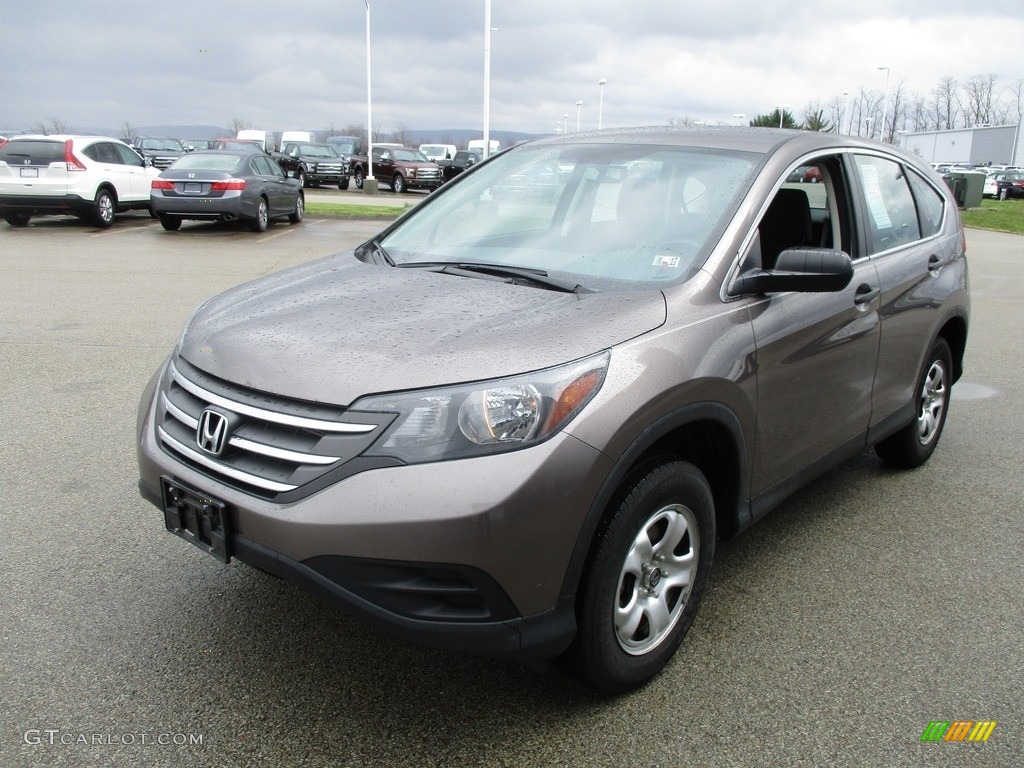 2013 CR-V LX AWD - Urban Titanium Metallic / Black photo #5