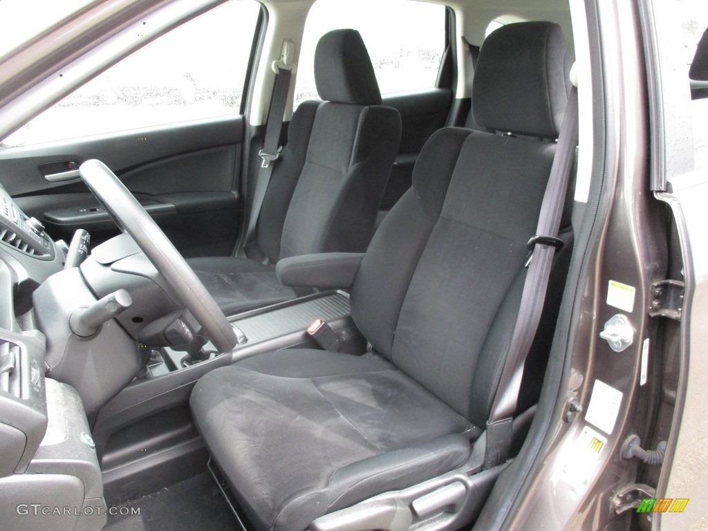 2013 CR-V LX AWD - Urban Titanium Metallic / Black photo #7