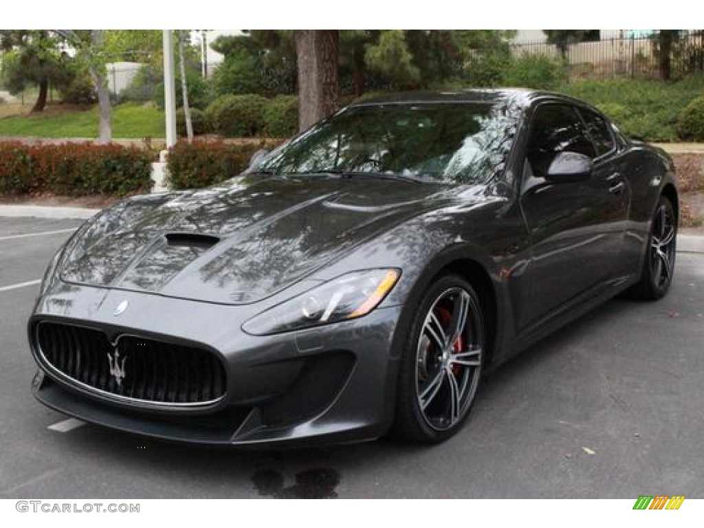 Grigio Lava (Dark Grey) 2014 Maserati GranTurismo MC Coupe Exterior Photo #112149844