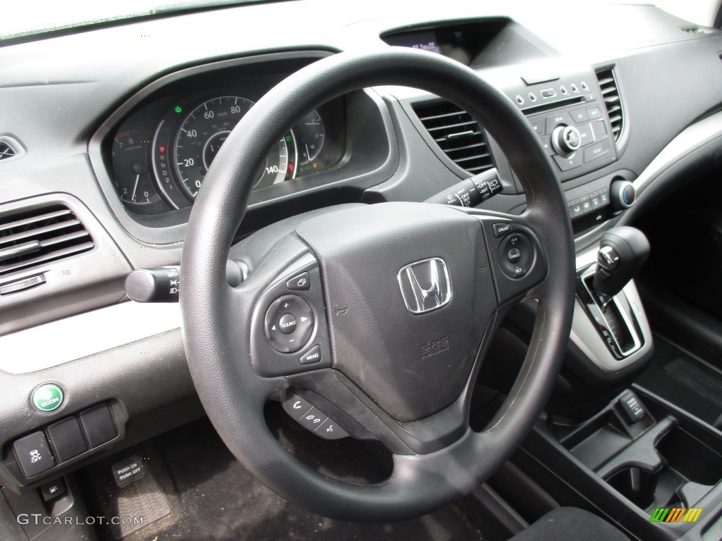 2013 CR-V LX AWD - Urban Titanium Metallic / Black photo #10