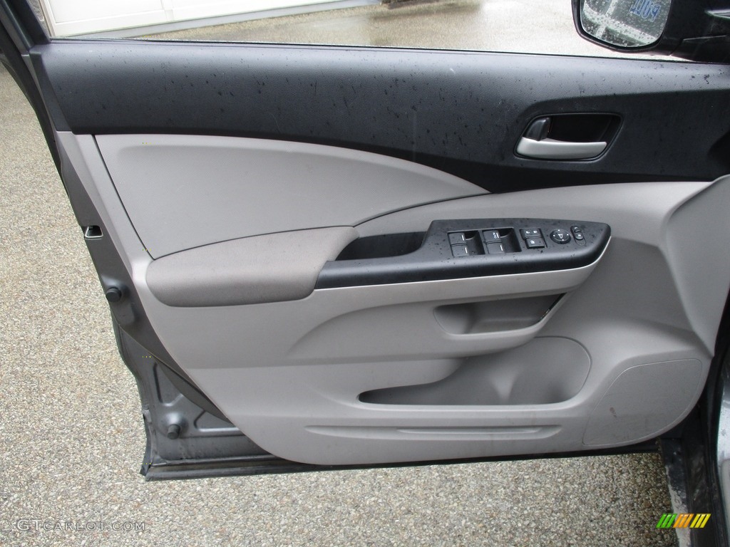 2013 CR-V LX AWD - Polished Metal Metallic / Gray photo #6