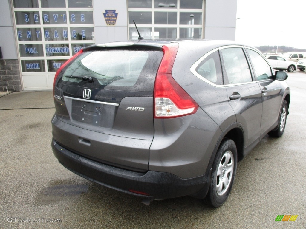 2013 CR-V LX AWD - Polished Metal Metallic / Gray photo #18