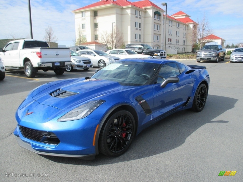 2016 Corvette Z06 Coupe - Laguna Blue Metallic / Jet Black photo #2