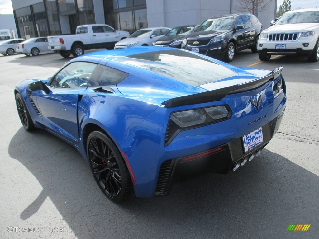 2016 Corvette Z06 Coupe - Laguna Blue Metallic / Jet Black photo #4