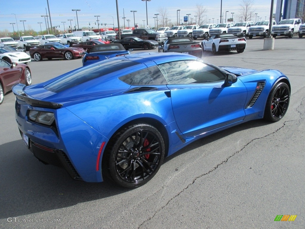 2016 Corvette Z06 Coupe - Laguna Blue Metallic / Jet Black photo #6