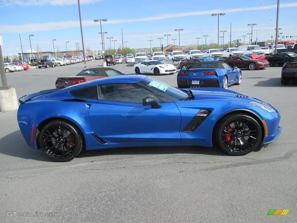2016 Corvette Z06 Coupe - Laguna Blue Metallic / Jet Black photo #7
