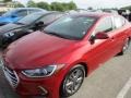 2017 Red Hyundai Elantra SE  photo #2