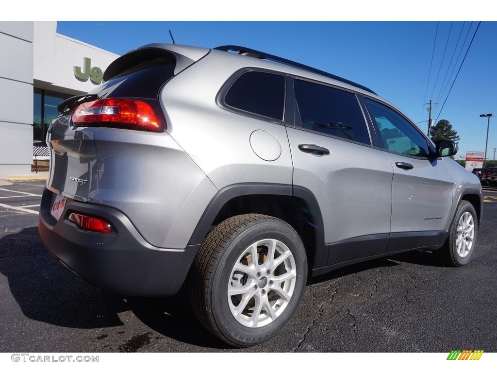 2016 Cherokee Sport - Billet Silver Metallic / Black photo #7