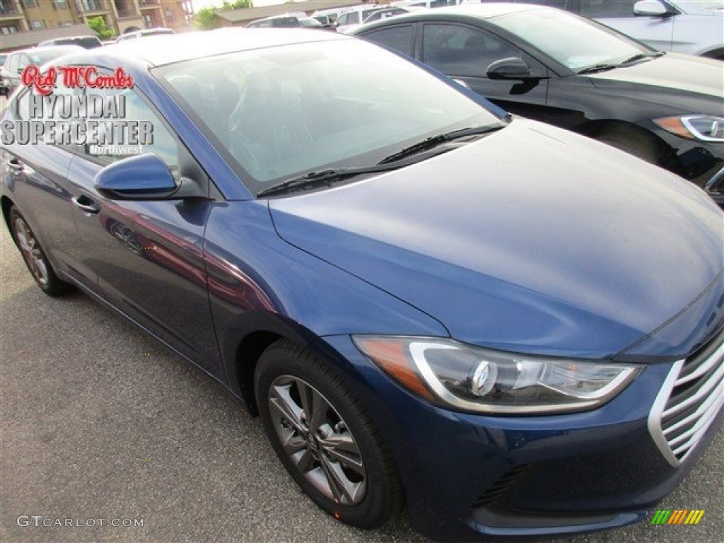 2017 Elantra SE - Lakeside Blue / Gray photo #1