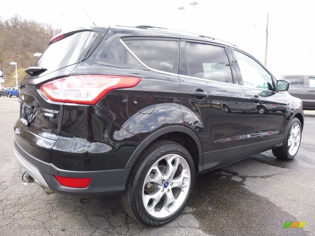 2013 Escape Titanium 2.0L EcoBoost 4WD - Tuxedo Black Metallic / Charcoal Black photo #2