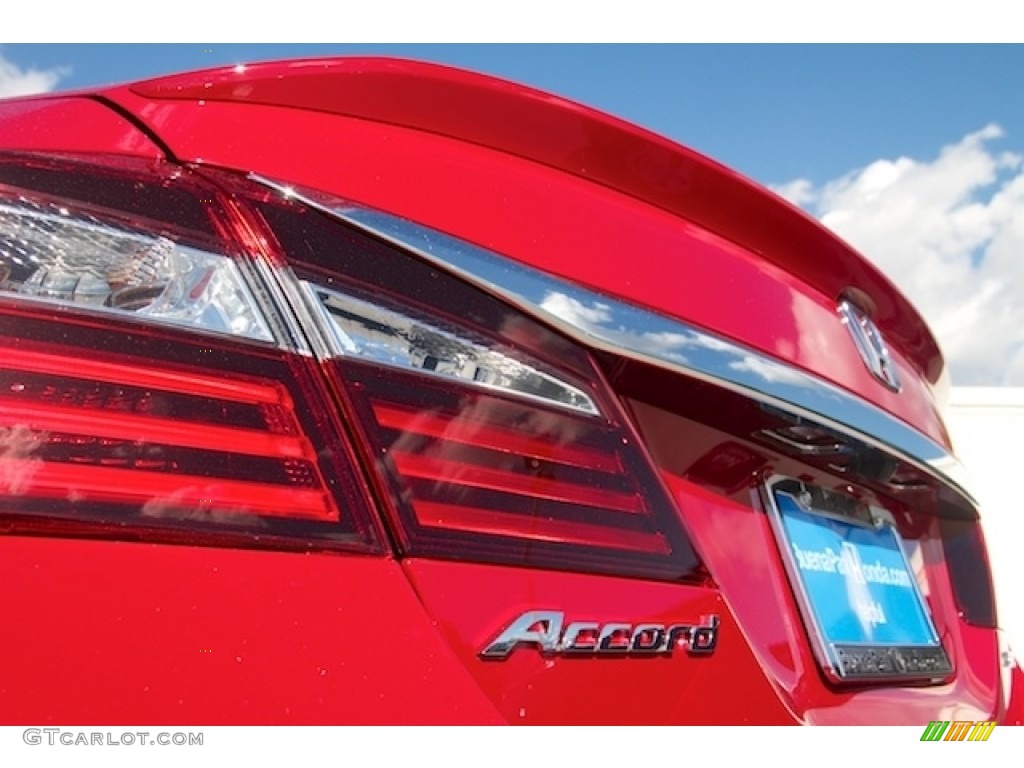 2016 Accord Sport Sedan - San Marino Red / Black photo #3