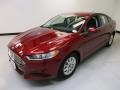 2016 Ruby Red Metallic Ford Fusion S  photo #4
