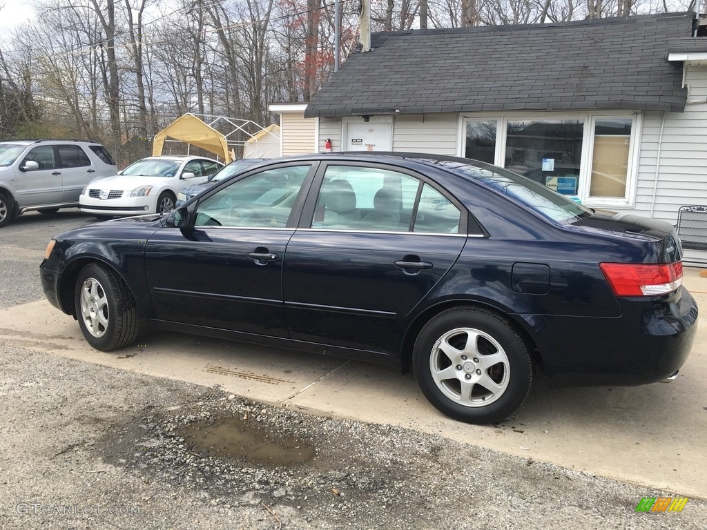 2006 Sonata LX V6 - Deepwater Blue / Beige photo #3