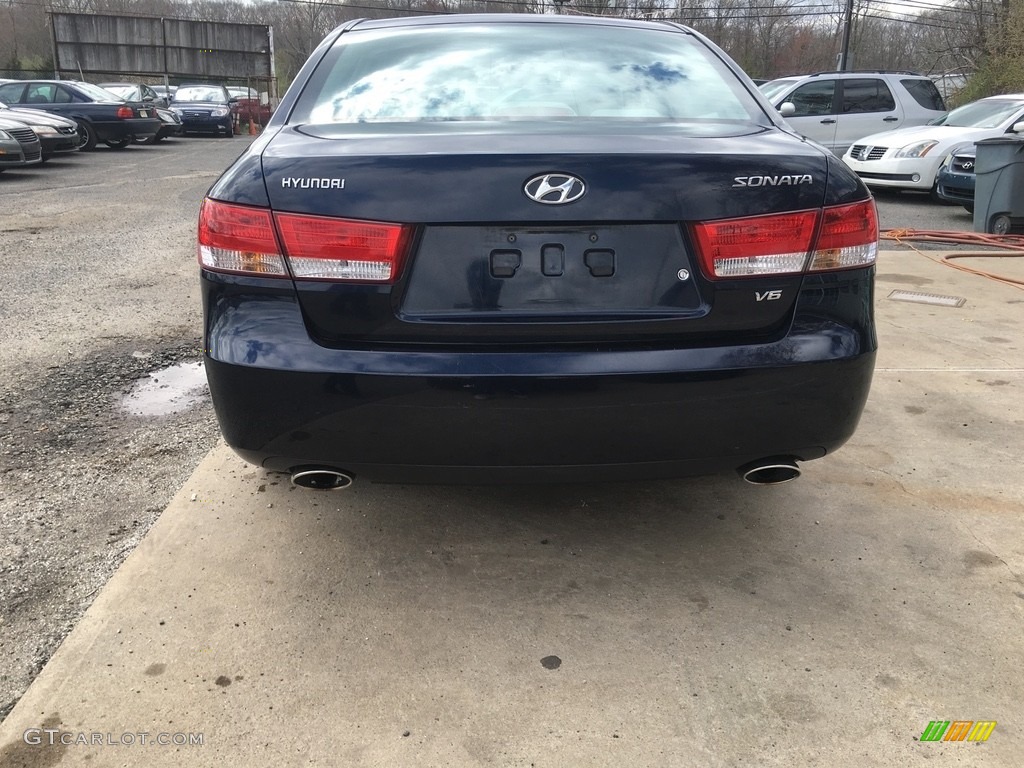 2006 Sonata LX V6 - Deepwater Blue / Beige photo #5