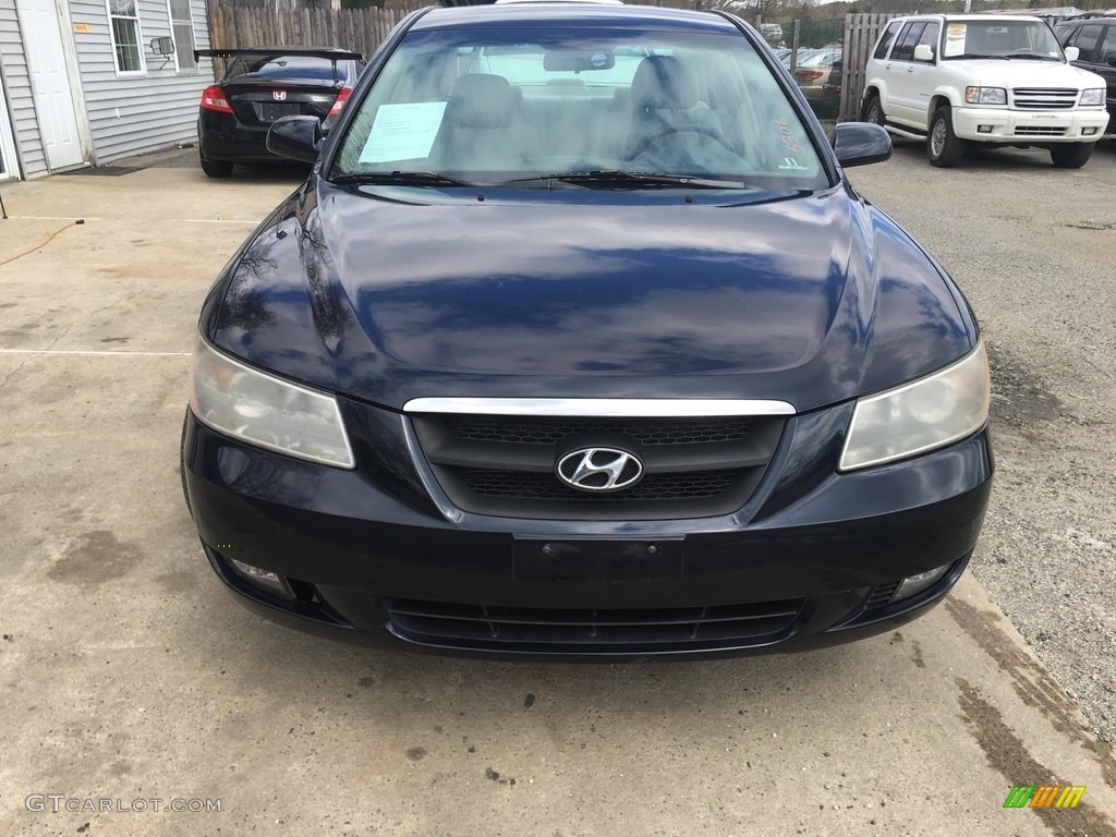 2006 Sonata LX V6 - Deepwater Blue / Beige photo #10