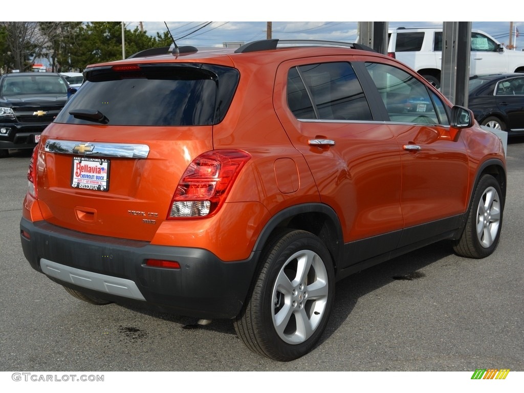 2016 Trax LTZ AWD - Orange Rock Metallic / Jet Black/Light Titanium photo #4