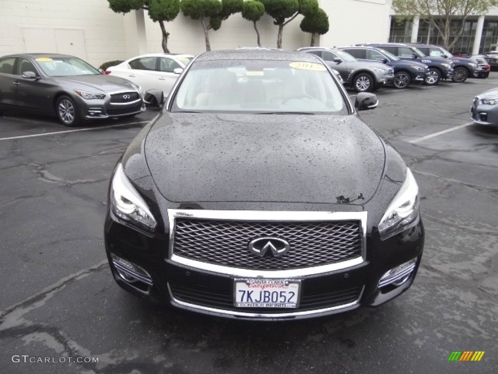 2015 Q70 3.7 - Black Obsidian / Wheat photo #3