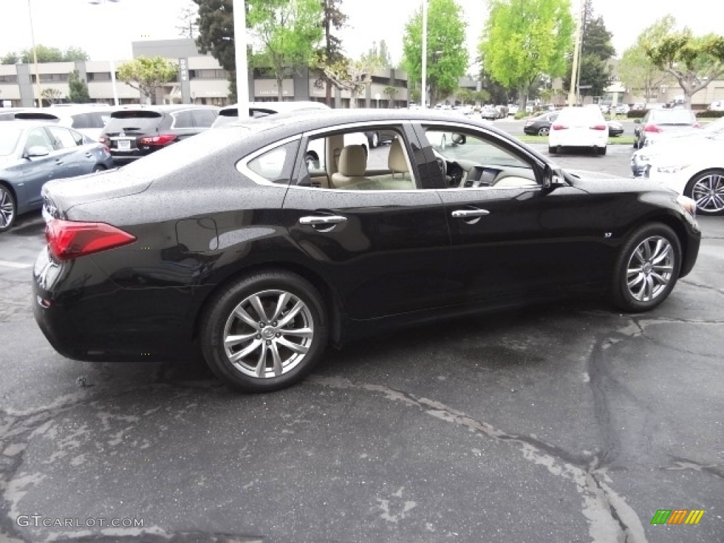 2015 Q70 3.7 - Black Obsidian / Wheat photo #9