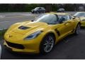 Velocity Yellow Tintcoat 2015 Chevrolet Corvette Z06 Coupe Exterior