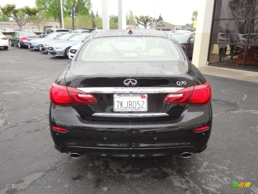 2015 Q70 3.7 - Black Obsidian / Wheat photo #12