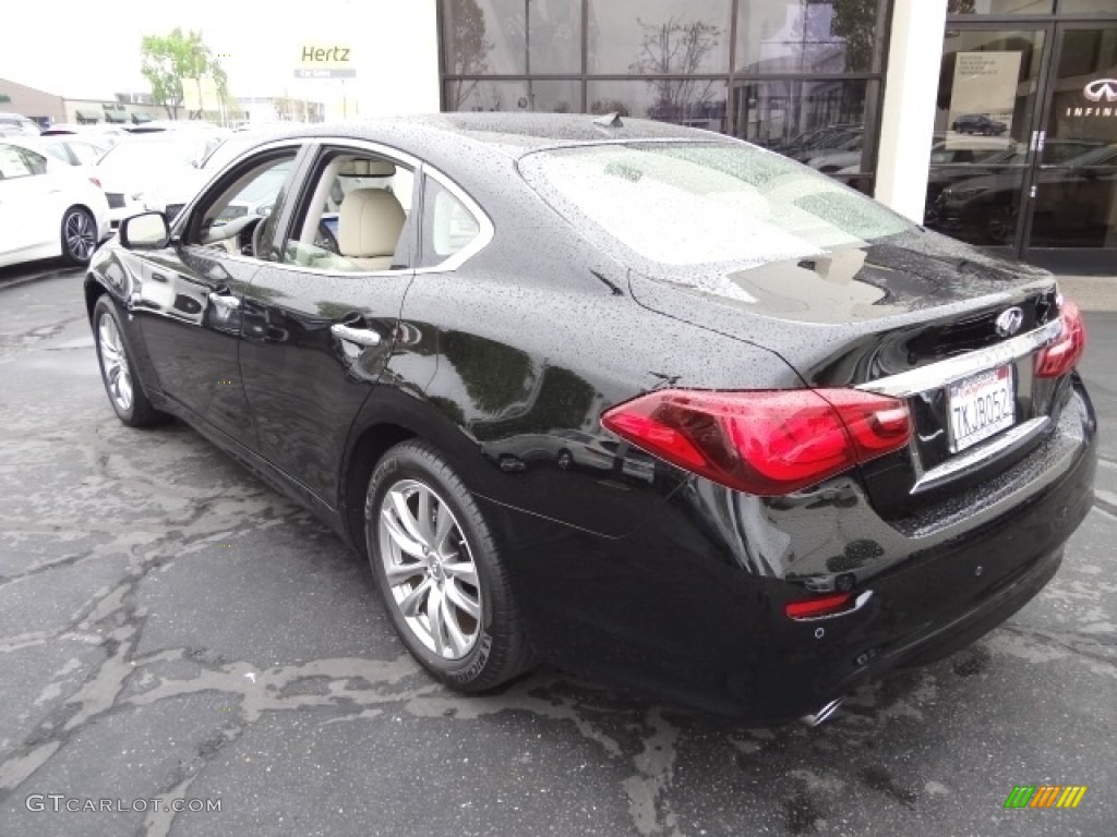 2015 Q70 3.7 - Black Obsidian / Wheat photo #14