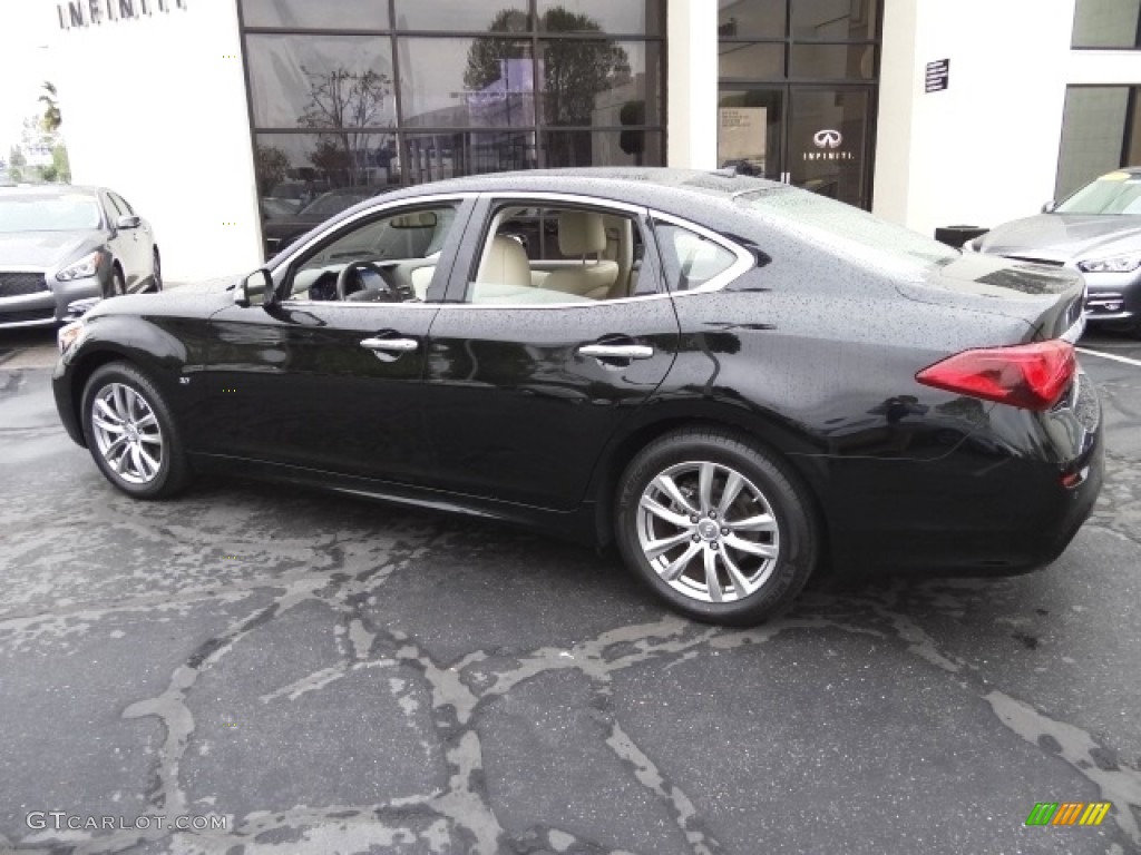 2015 Q70 3.7 - Black Obsidian / Wheat photo #15