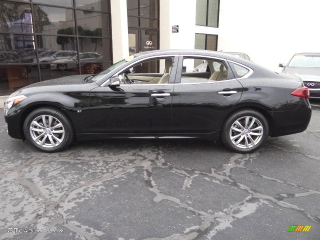 2015 Q70 3.7 - Black Obsidian / Wheat photo #16