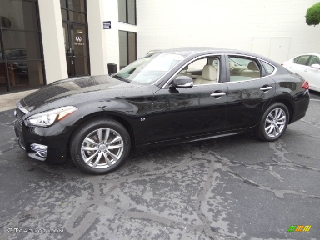 2015 Q70 3.7 - Black Obsidian / Wheat photo #18