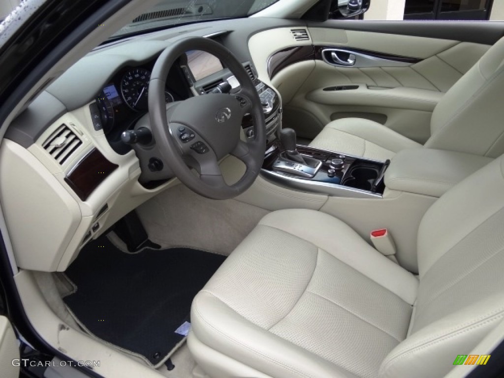 2015 Q70 3.7 - Black Obsidian / Wheat photo #20