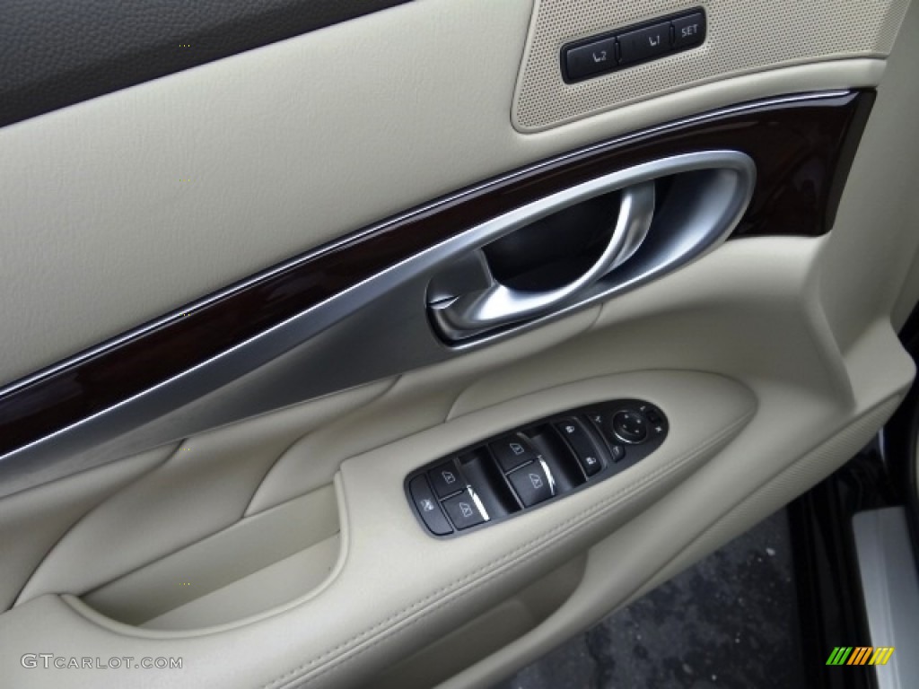 2015 Q70 3.7 - Black Obsidian / Wheat photo #21