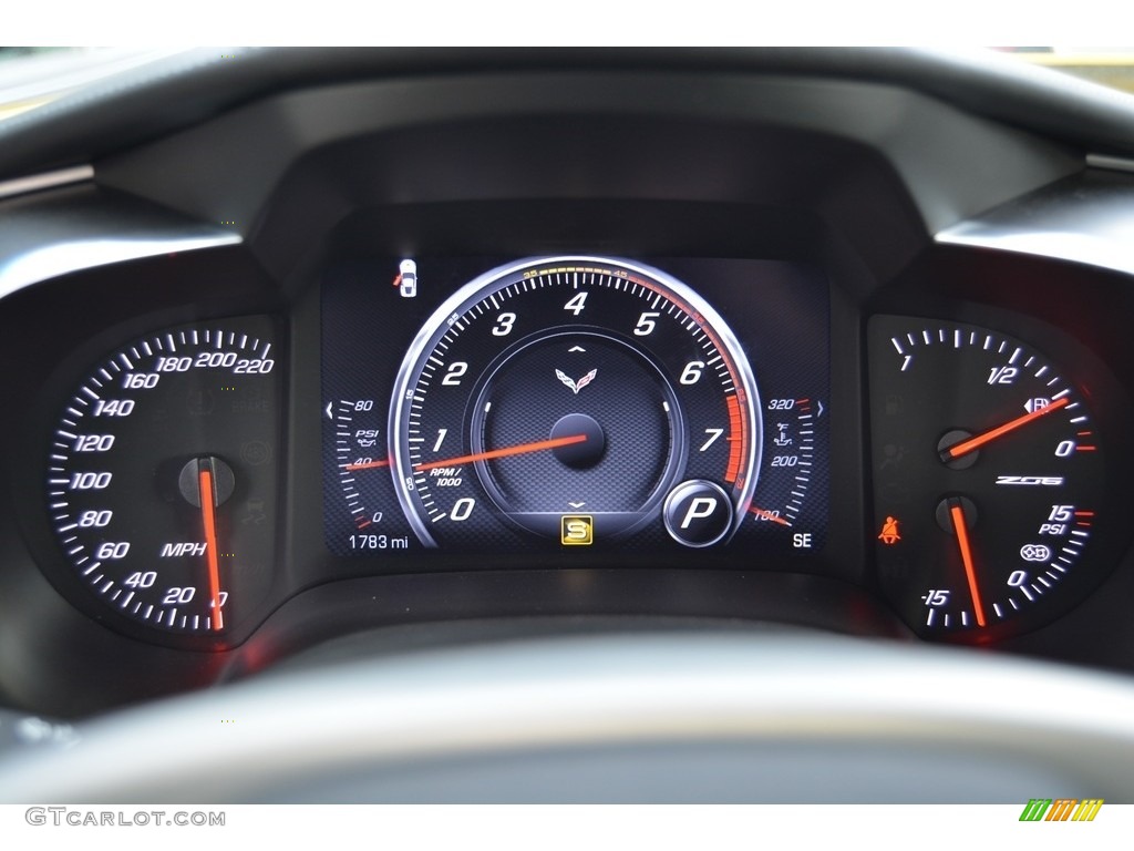 2015 Chevrolet Corvette Z06 Coupe Gauges Photo #112160449