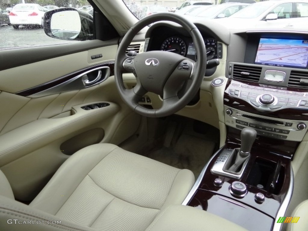 2015 Q70 3.7 - Black Obsidian / Wheat photo #59