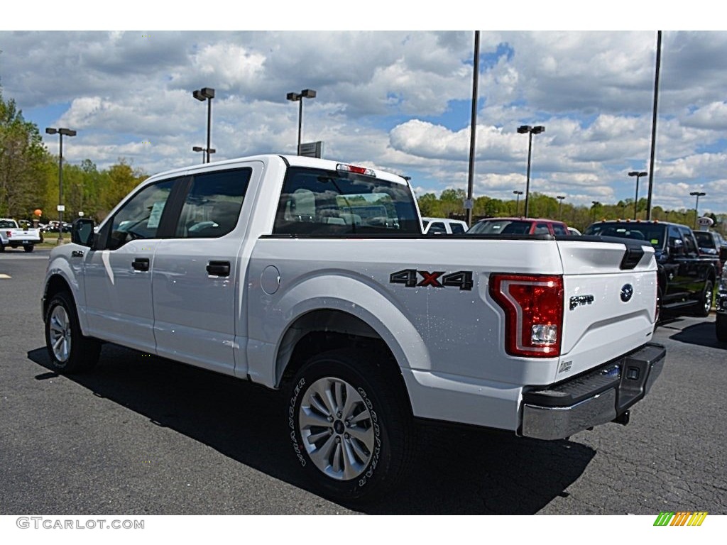 2016 F150 XL SuperCrew 4x4 - Oxford White / Medium Earth Gray photo #18