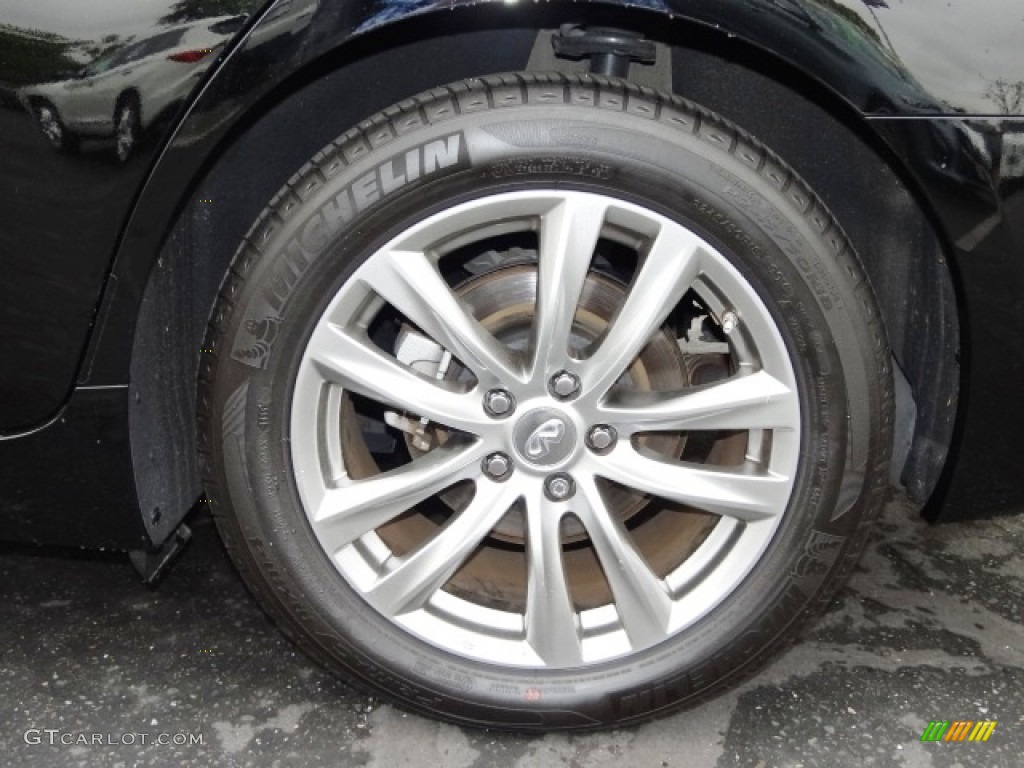 2015 Q70 3.7 - Black Obsidian / Wheat photo #66