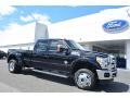 2016 Shadow Black Ford F350 Super Duty Lariat Crew Cab 4x4 DRW  photo #1