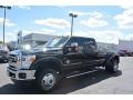 2016 Shadow Black Ford F350 Super Duty Lariat Crew Cab 4x4 DRW  photo #3