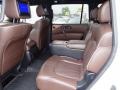 2015 Infiniti QX80 Truffle Brown Interior Rear Seat Photo