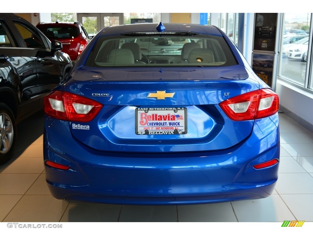 2016 Cruze LT Sedan - Kinetic Blue Metallic / Jet Black photo #4