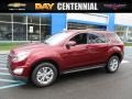 2016 Siren Red Tintcoat Chevrolet Equinox LT AWD  photo #1