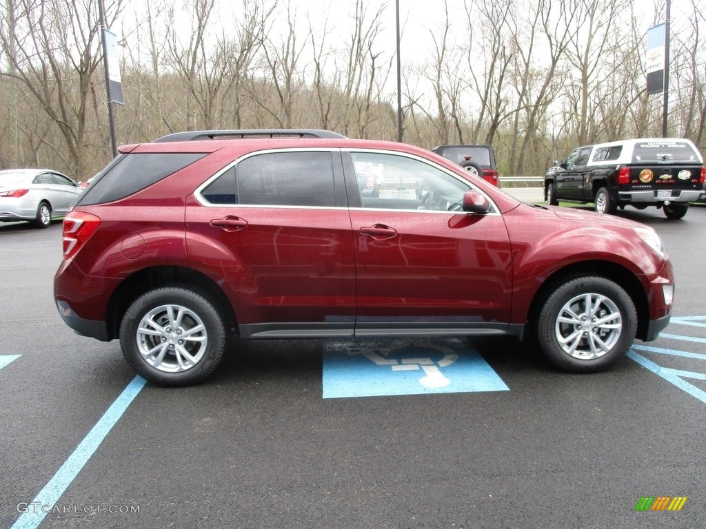 2016 Equinox LT AWD - Siren Red Tintcoat / Jet Black photo #8