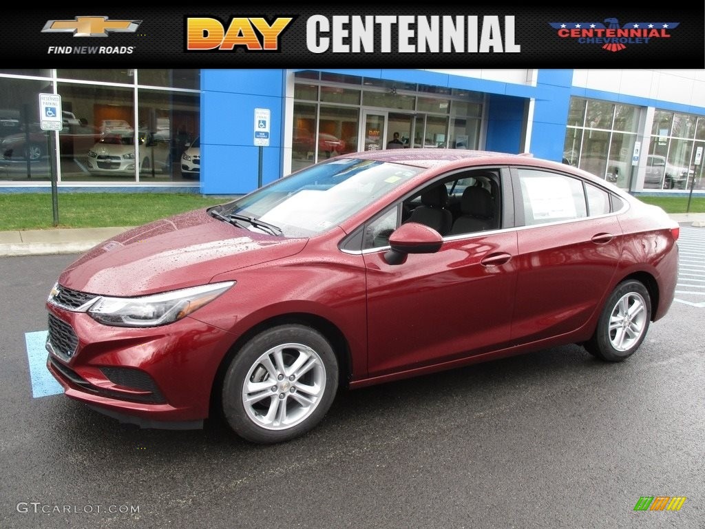 2016 Cruze LT Sedan - Siren Red Tintcoat / Jet Black photo #1