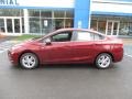 2016 Siren Red Tintcoat Chevrolet Cruze LT Sedan  photo #2