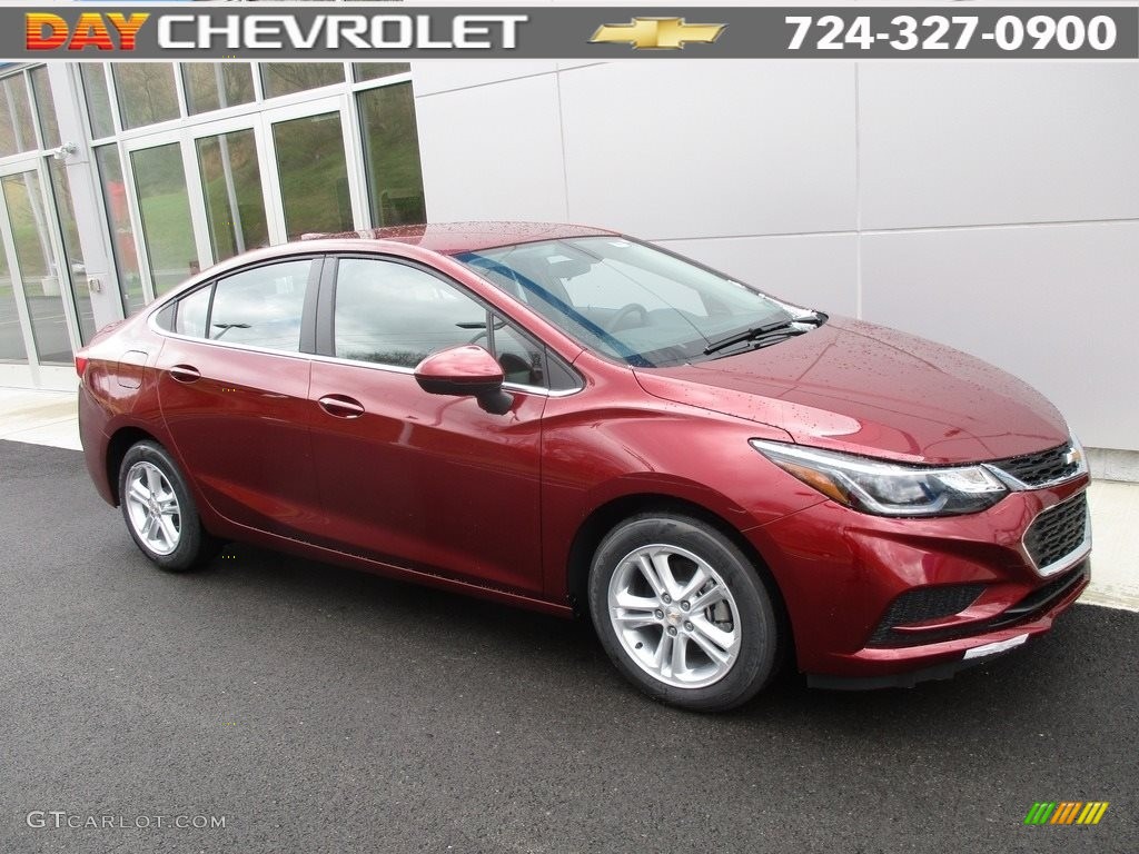 2016 Cruze LT Sedan - Siren Red Tintcoat / Jet Black photo #1