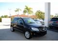 Deep Black Metallic 2011 Volkswagen Tiguan SE